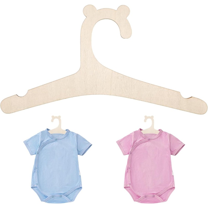Baby Clothing Rack - ベビー服ラックかわいいクマ木製子供服ハンガーホームガールプリンセスルーム保育園装飾子供用プレゼント