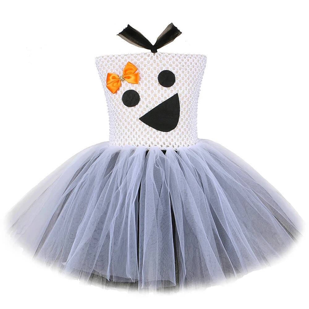 Baby Clothing For Girls - チュチュの白い黒のドレス,女の子のためのハロウィーンの衣装,ファンシー,カーニバルパーティー,チュール