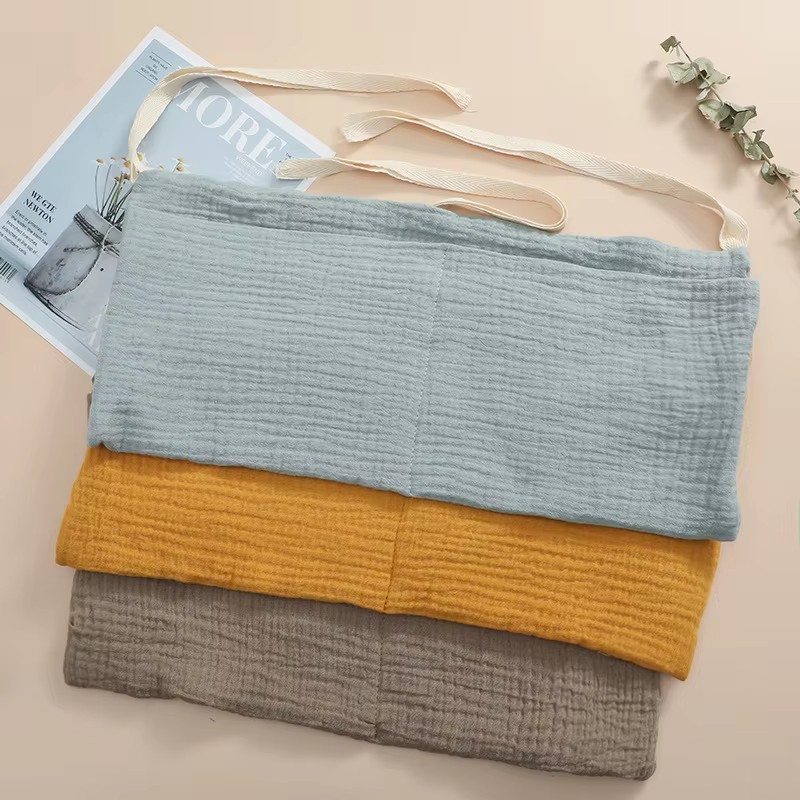 Baby Clothing For Bed - ベビーベッドオーガナイザー、ベビーコット収納バッグ、2ポケット付きベッドサイドハンギングオーガナイザー、おむつ、おもちゃ、衣類用