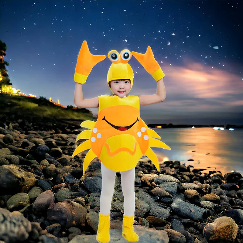 Toddler Legging Set - キッズ タツノオトシゴ カニ コスチューム コスプレ ハロウィン