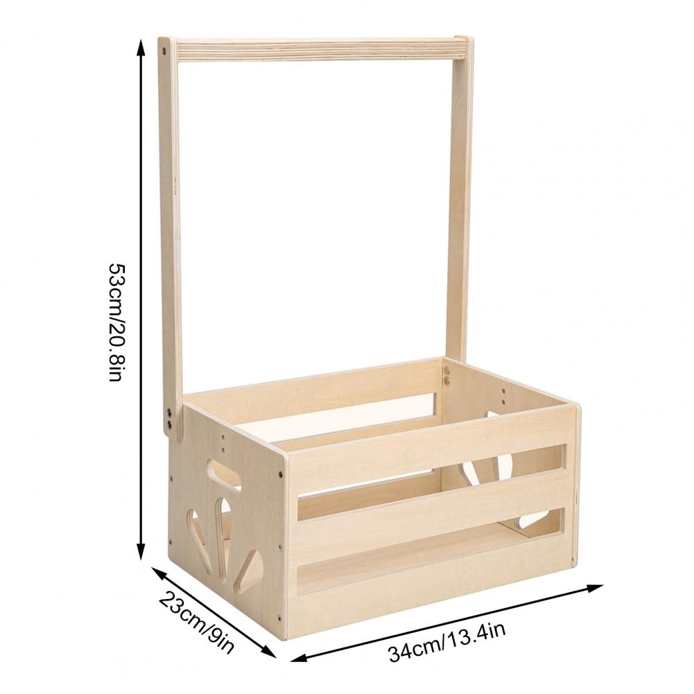 Baby Clothing Rack For Baby Shower - 木製収納ラック ベビーシャワー用クレート 滑らかな縁 容量のある収納バスケット 簡単組み立て 子供部屋の整理整頓