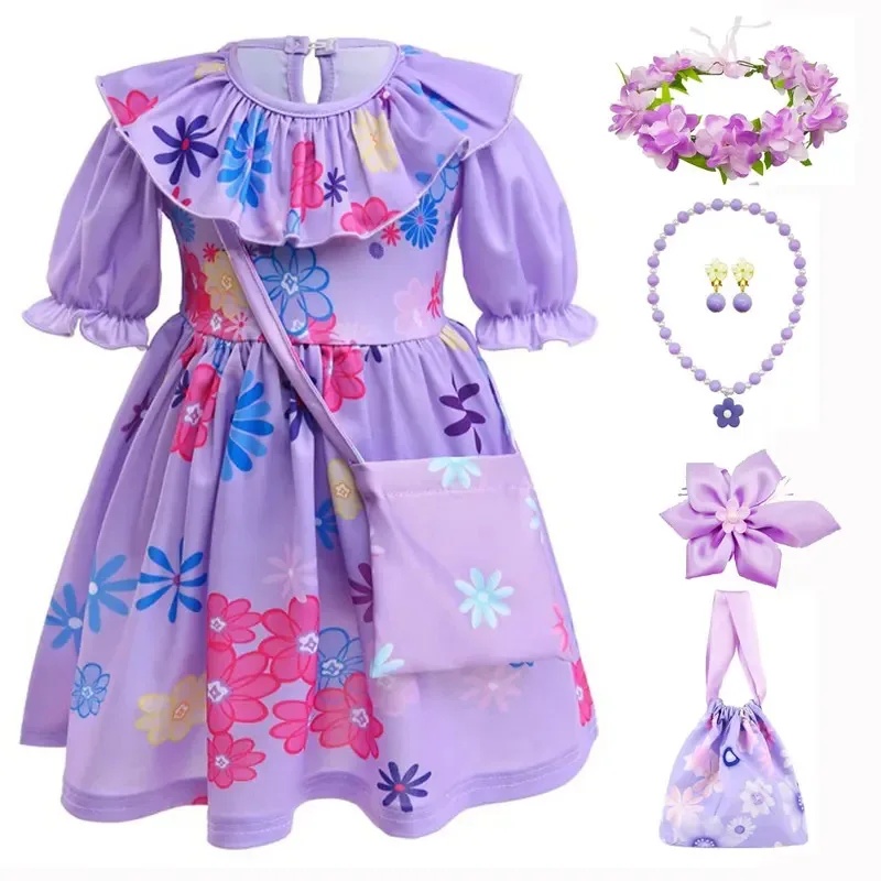 Toddler Legging Set - プレミアム衣装 幼児用 ミラベル・イサベラ・ルイーサ コスチュームドレス マドリガルファミリー衣装 ハロウィン