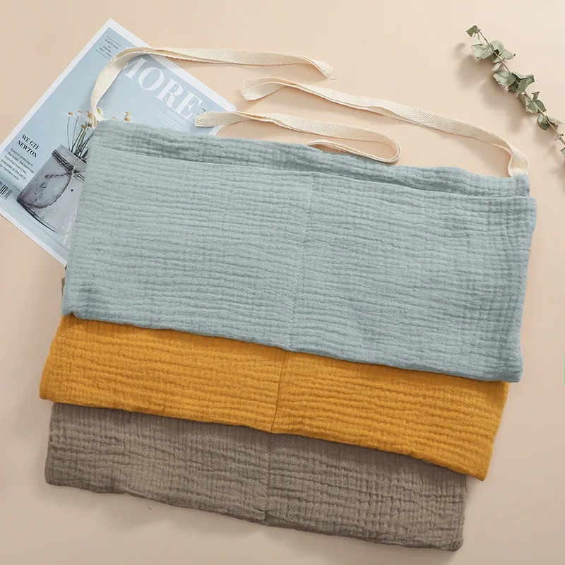 Baby Clothing For Bed - 1/2 個ベビーベッドオーガナイザーコットキャディベッド収納バッグ 2 ポケットベッドサイド吊り下げおむつ保育園オーガナイザーおむつ衣類用