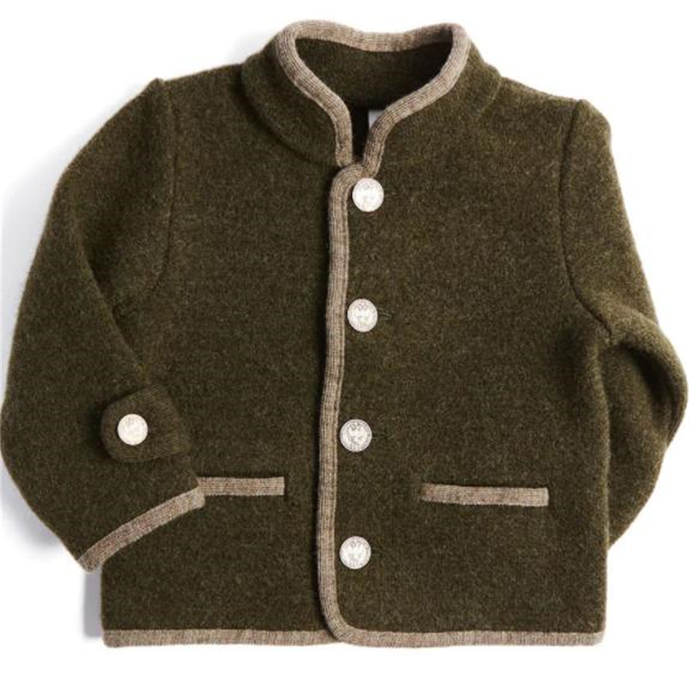 Baby Clothing Winter - 子供服秋冬ブライダルラムウール子供用コート赤ちゃん用ウインドブレーカー両面ウールシングルブレストジャケット