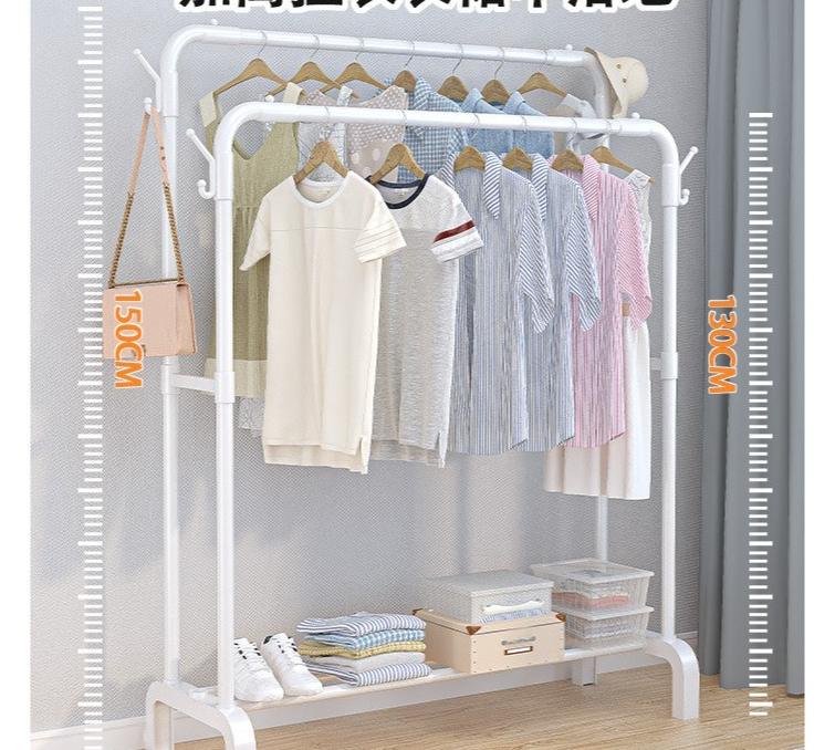 床から天井までのハンガー、衣料品店、寮の寝室、吊り下げ式衣類 - Baby Clothing Rack のレビューと価格
