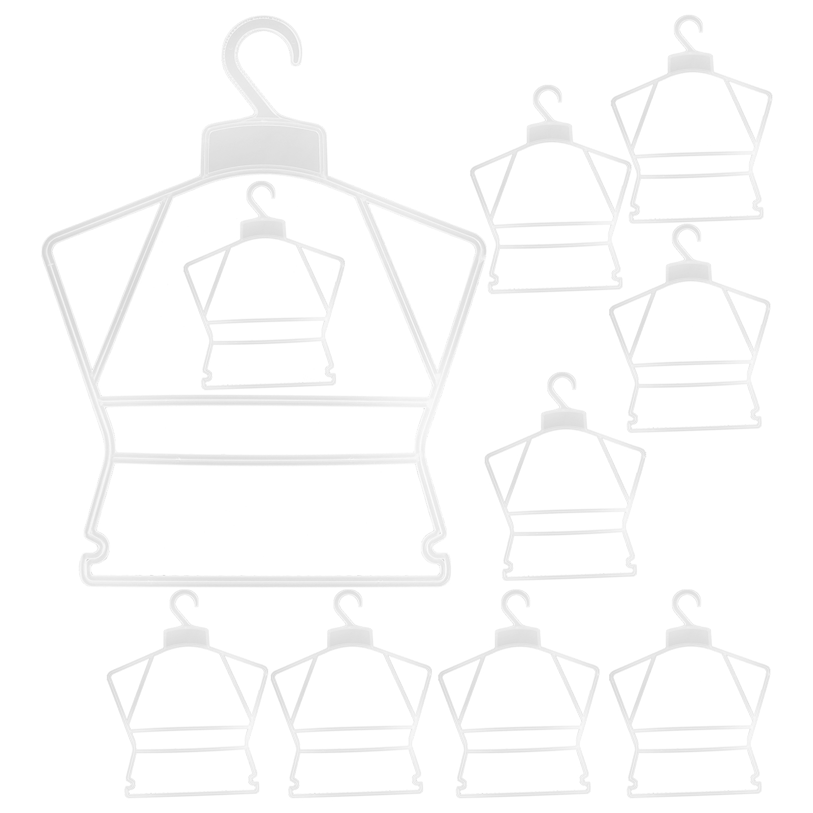 10 個ベビーハンガー幼児洋服ハンガー子供プラスチックハンガ - Baby Clothing Cupboard のレビューと価格