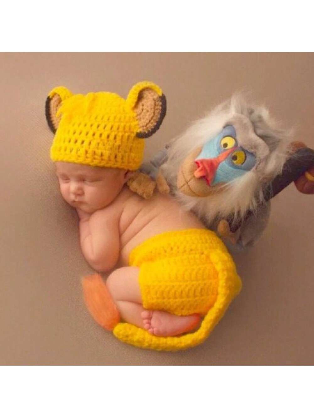生まれたばかりの写真衣装,手作りのかぎ針編みの服,ライオンキ - Baby Clothing Winter のレビューと価格