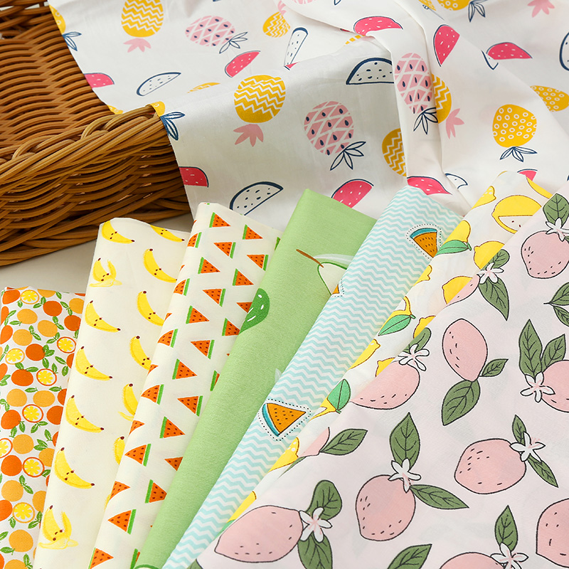 コットンツイル生地プリント生地ストライプドットチェック柄フル - Baby Clothing For Bed のレビューと価格