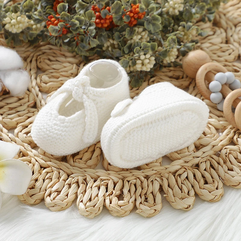 新生児ベビーシューズニット幼児少年少女靴ファッション浅い幼児 - Baby Clothing For Bed のレビューと価格
