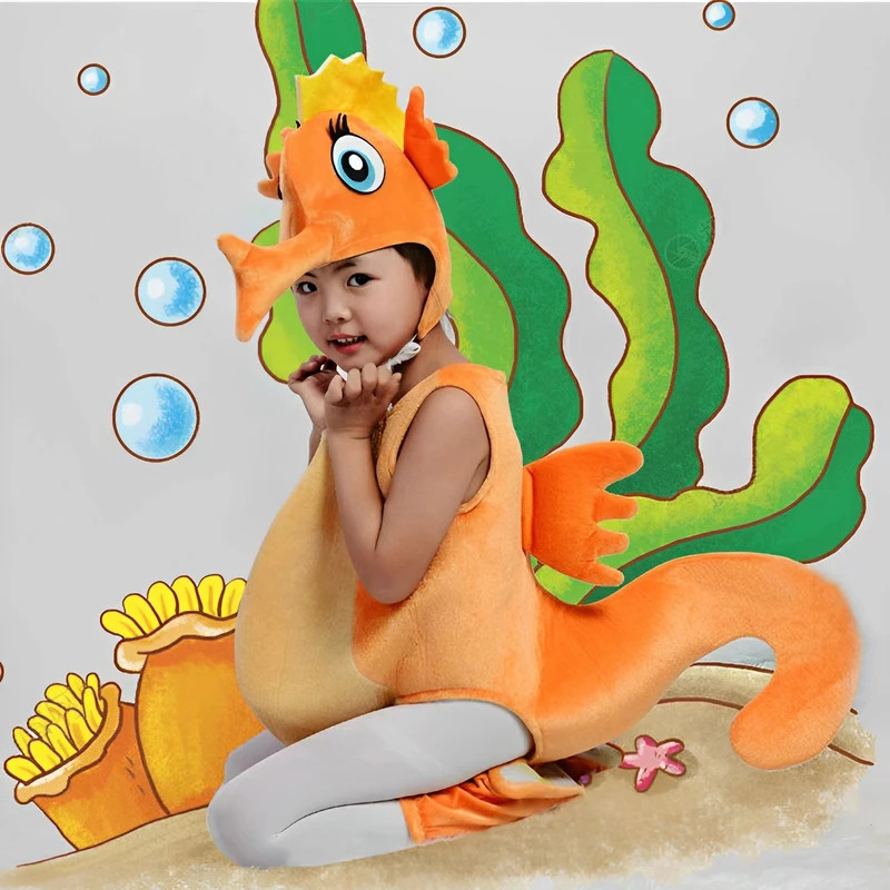 キッズ タツノオトシゴ カニ コスチューム コスプレ ハロウ - Toddler Legging Set のレビューと価格