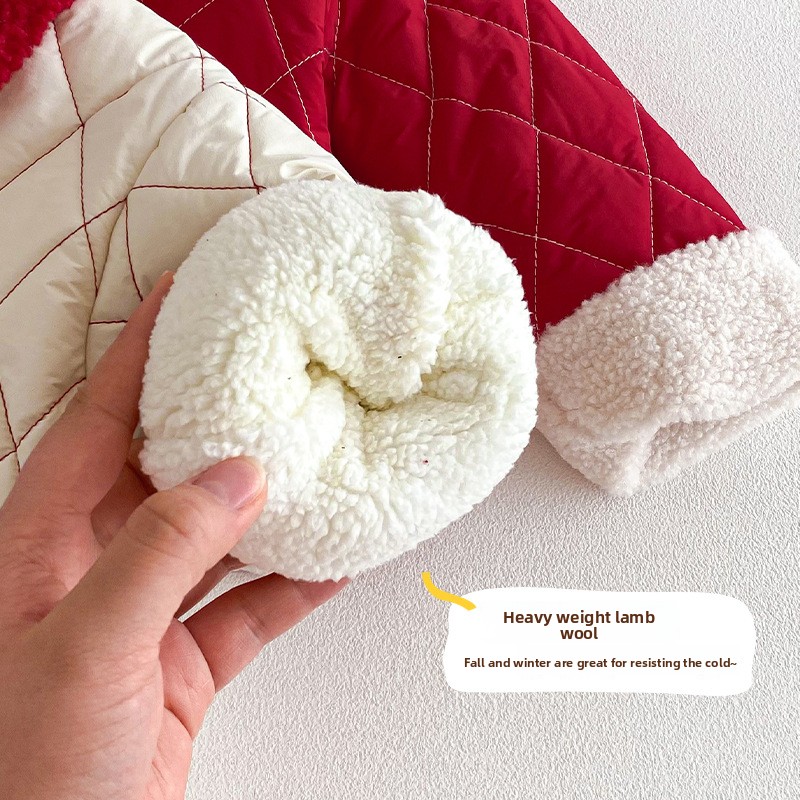 子供用新年服2025年新作冬物男の子刺繍入り漫画風ぬいぐるみ - Baby Clothing Winter のレビューと価格