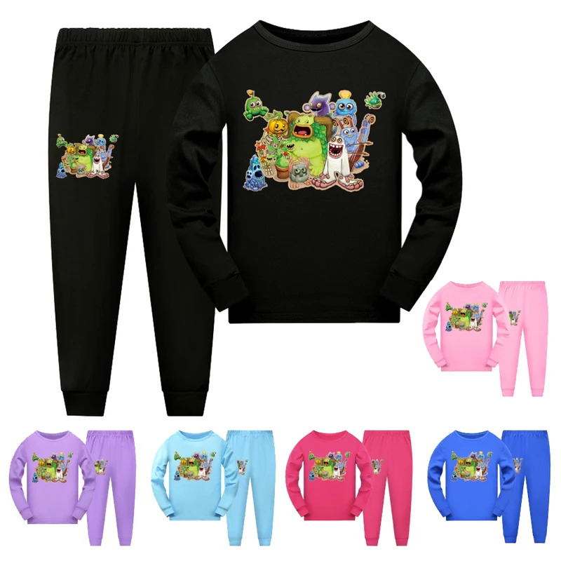 ハロウィンコスプレ男の子服私の歌うモンスター子供パジャマパン - Toddler Legging Set のレビューと価格