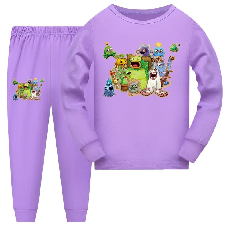 ハロウィンコスプレ男の子服私の歌うモンスター子供パジャマパン - Toddler Legging Set のレビューと価格