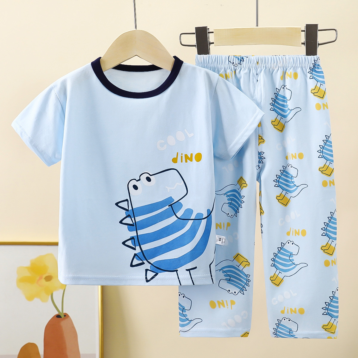 子供服子供セット半袖コットン夏ベビーパジャマセット子供服部屋 - Baby Clothing Designer のレビューと価格