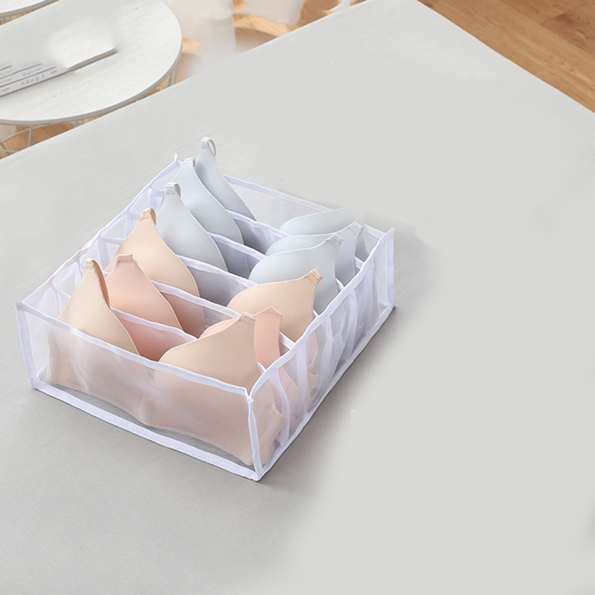 家の収納ボックスナイロンメッシュベビーハイブ引き出しオーガナ - Baby Clothing Cupboard のレビューと価格