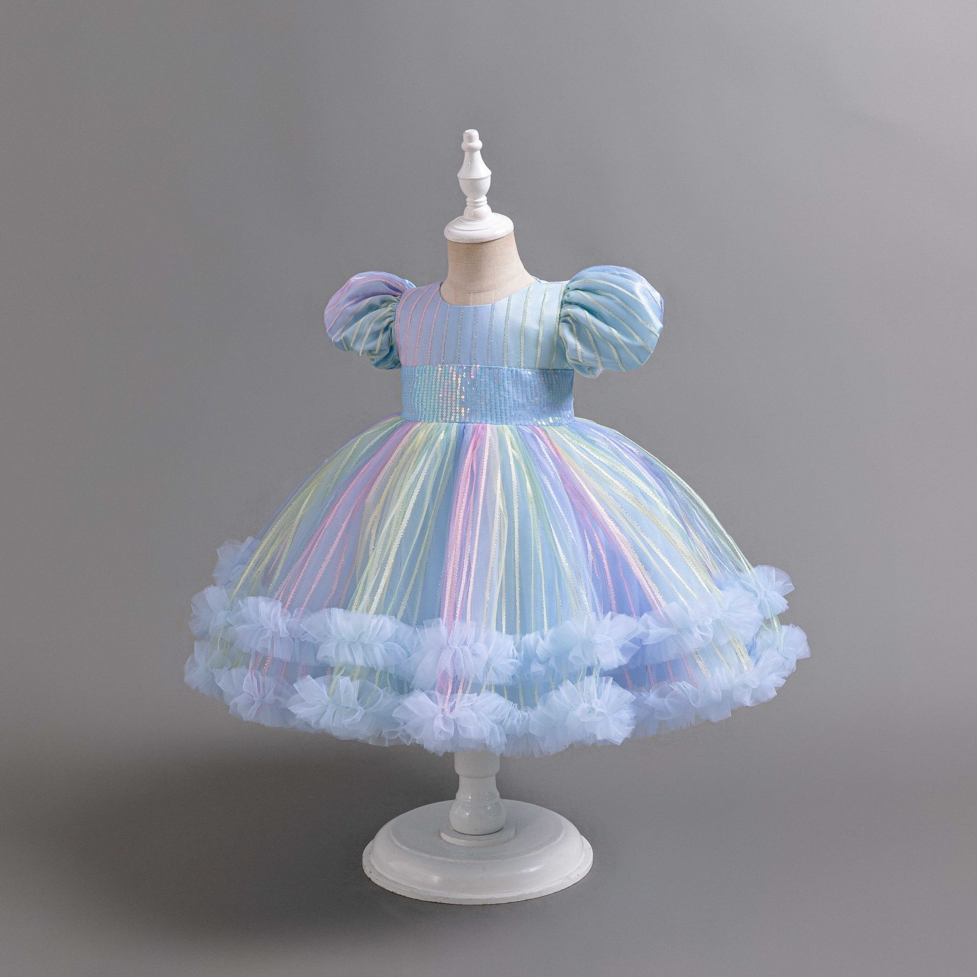 子供用のカラフルなチュールプリンセスドレス,1〜6歳の女の子 - Baby Clothing For Girls のレビューと価格