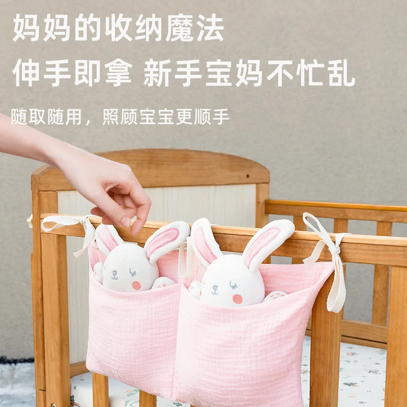 2 ポケットベッドサイド吊りおむつ保育園オーガナイザーおむつ - Baby Clothing For Bed のレビューと価格