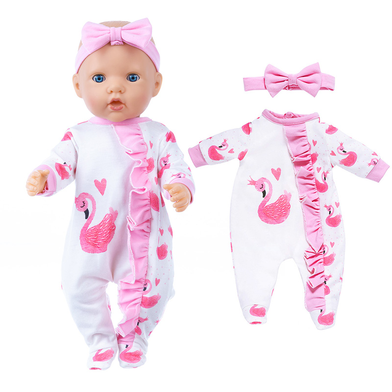 人形の服 18 インチリボーンドール用かわいいパジャマスーツ - Baby Clothing For Girls のレビューと価格