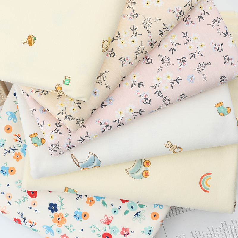 伸縮性のある純綿のプリント生地,ベビー服,パジャマ,シーツ, - Baby Clothing For Bed のレビューと価格