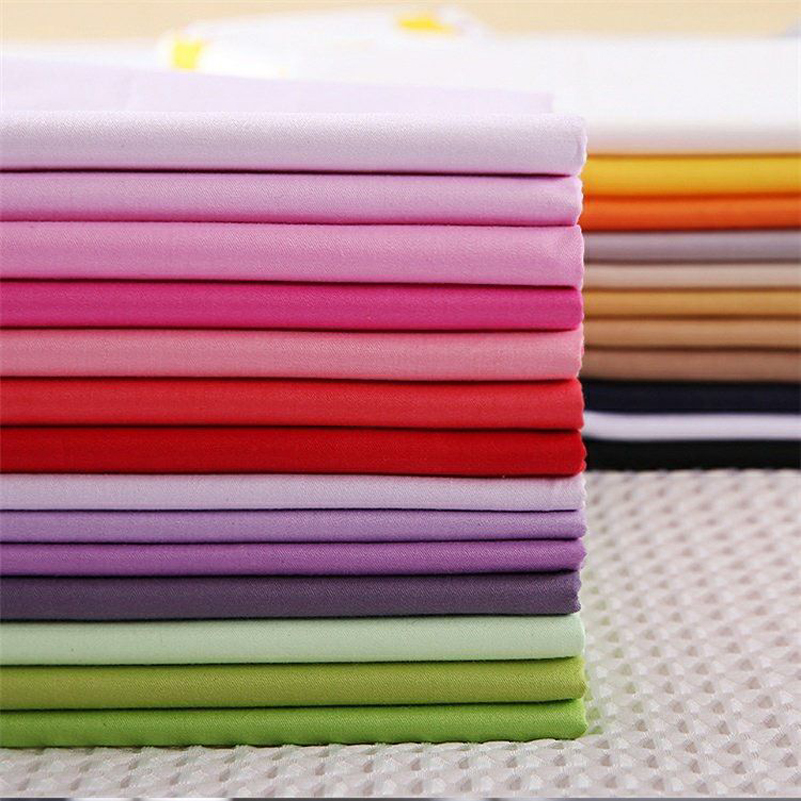 ツイルコットン生地無地生地ベッドシーツ枕カバーカーテン服赤ち - Baby Clothing For Bed のレビューと価格