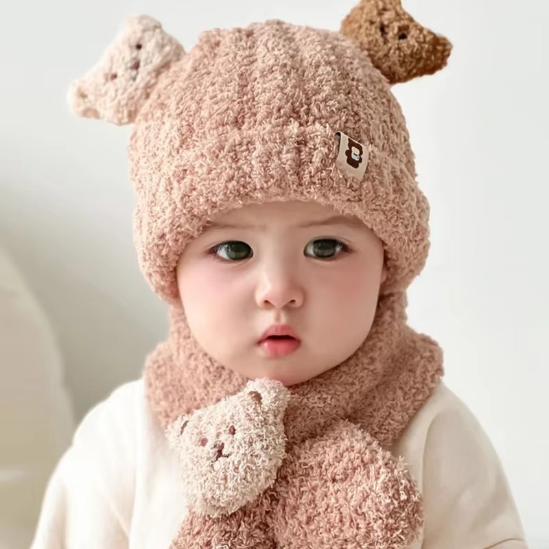 1-10個入り ベビーハットスカーフ 女の子 男の子用 冬用 - Baby Clothing Winter のレビューと価格