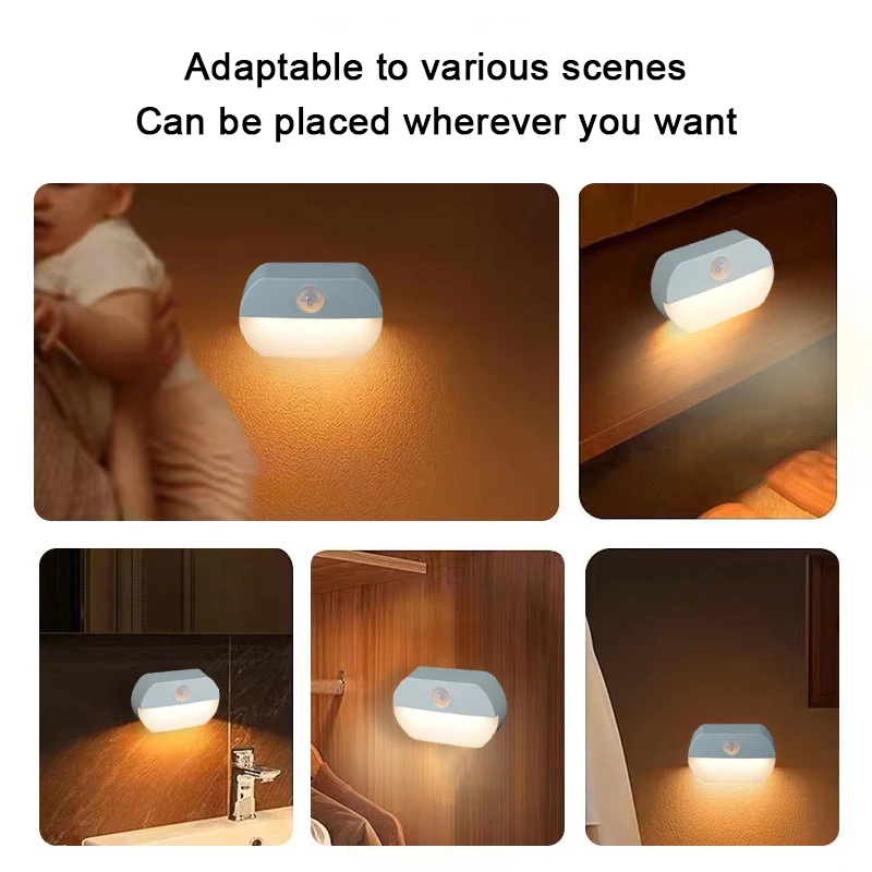 LED 人体感知ナイトライト寝室のベッドサイド通路ワードロー - Baby Clothing Cupboard のレビューと価格