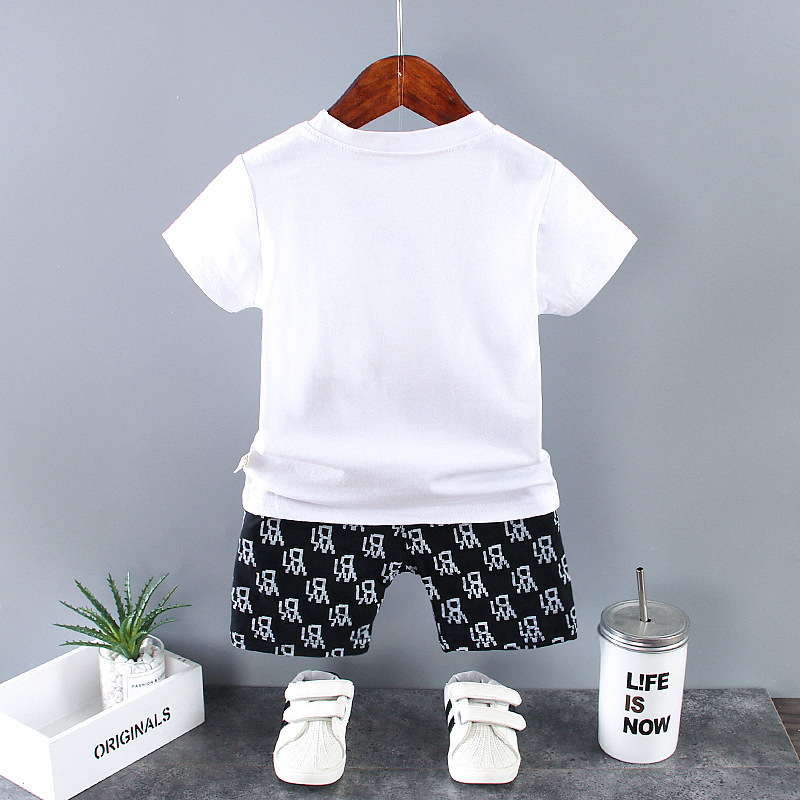 男の子ブティックセット,ファッショナブルなラウンドネックTシ - Baby Clothing Designer のレビューと価格