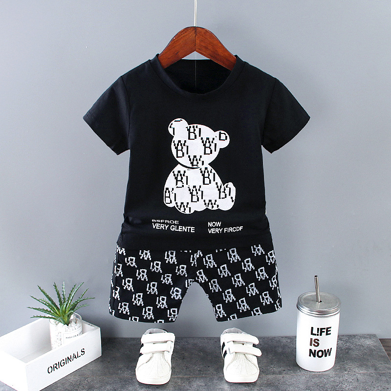 男の子ブティックセット,ファッショナブルなラウンドネックTシ - Baby Clothing Designer のレビューと価格